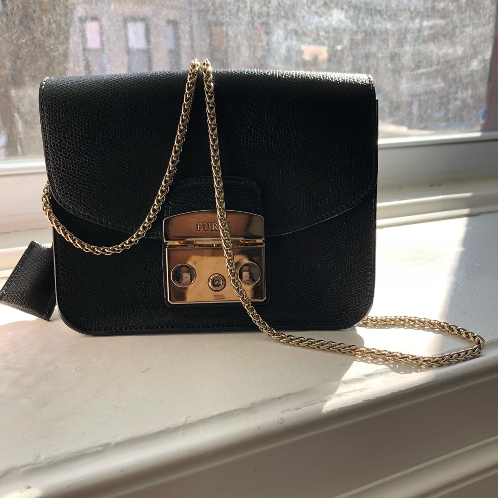 Furla Metropolis Black Crossbody